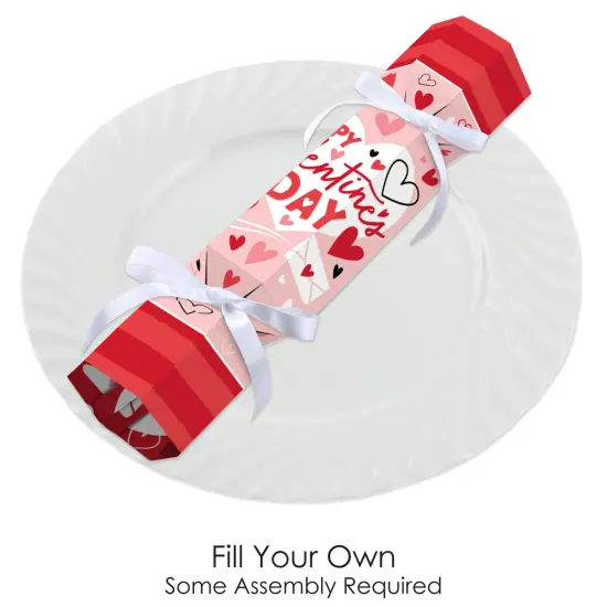 Big Dot of Happiness Happy Valentine&rsquo;s Day - No Snap Valentine Hearts Party Table Favors - DIY Cracker Boxes - Set of 12 {3}