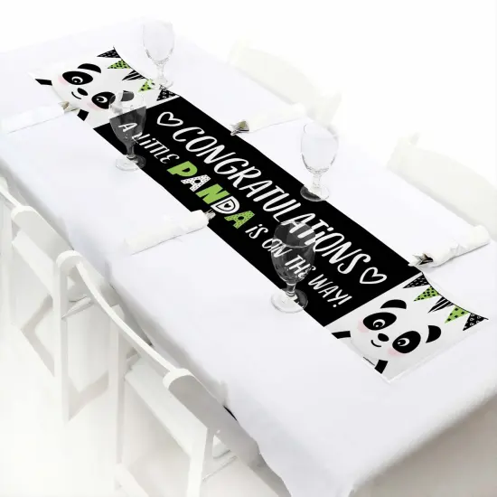 Big Dot of Happiness Party Like a Panda Bear - Baby Shower Decorations Party Banner {7}