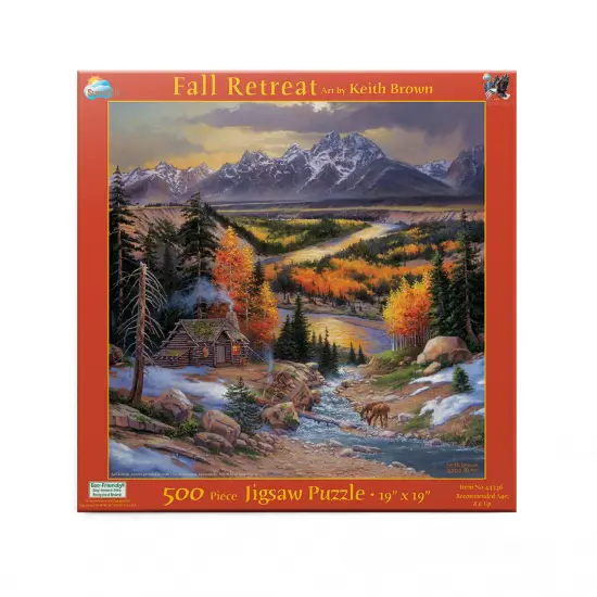 Sunsout Fall Retreat 500 pc Jigsaw Puzzle 44336 {4}