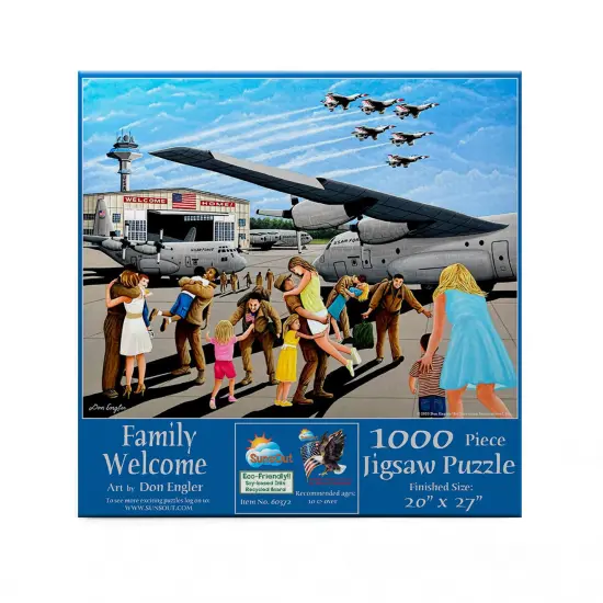 Sunsout Family Welcome 1000 pc Jigsaw Puzzle 60372 {4}