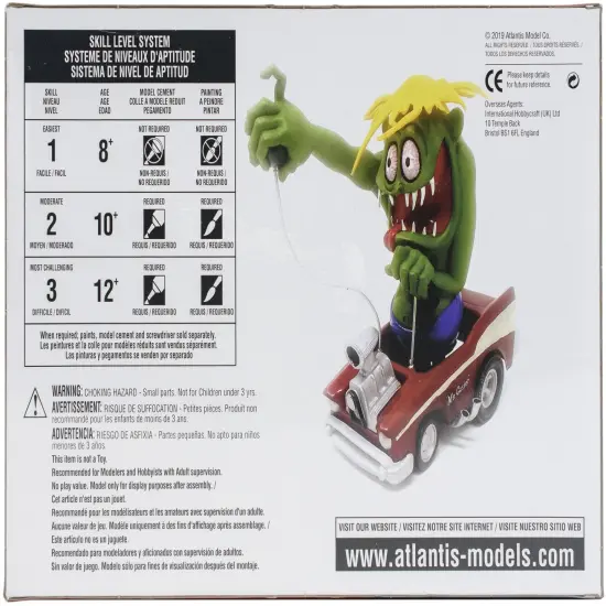 Atlantis Plastic Model Kit-Ed Roth Mr Gasser 57 Chevy {3}