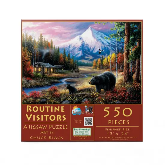 Sunsout Routine Visitors 550 pc Jigsaw Puzzle 55156 {4}