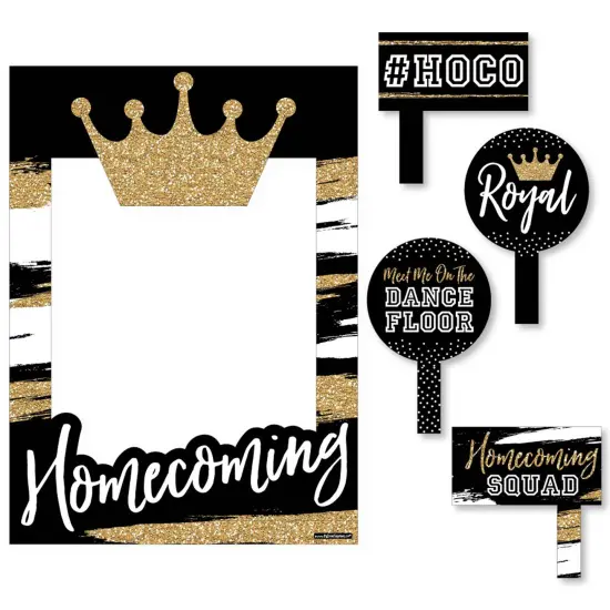 Big Dot of Happiness Hoco Dance - Homecoming Photo Booth Picture Frame and Props - Printed on Sturdy Material {7}