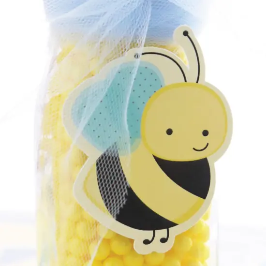 Big Dot of Happiness Honey Bee - DIY Shaped Baby Shower or Birthday Party Cut-Outs - 24 Count {4}