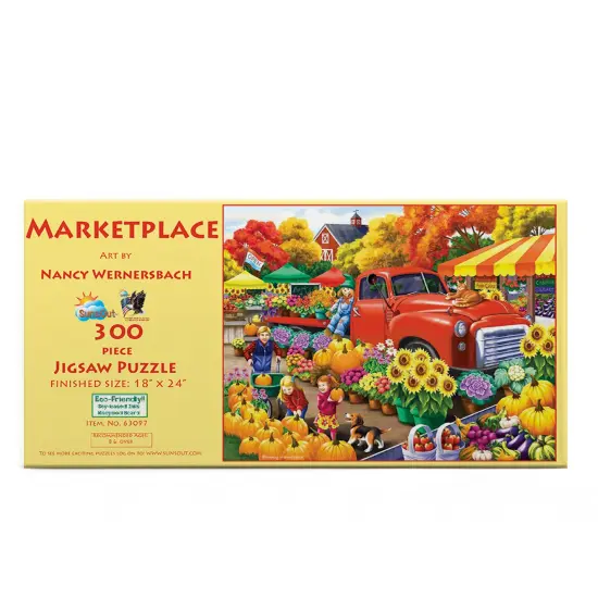 Sunsout Marketplace 300 pc Jigsaw Puzzle 63097 {4}