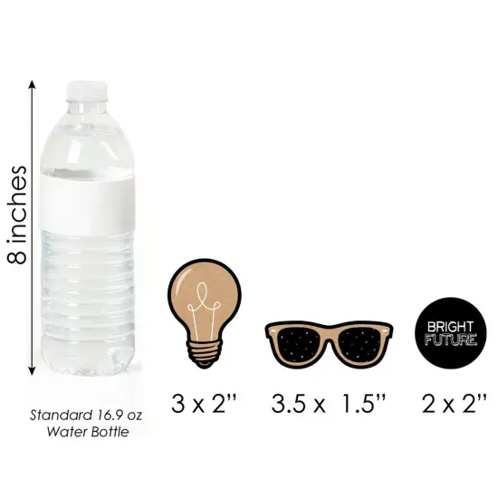 Big Dot of Happiness Bright Future - DIY Shaped Graduation Party Cut-Outs - 24 Count {6}