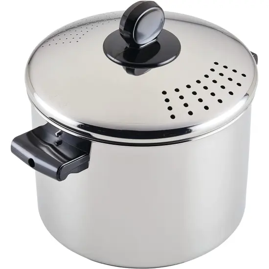 Farberware Classic Stainless Steel Straining Stockpot - 8 Qt {3}