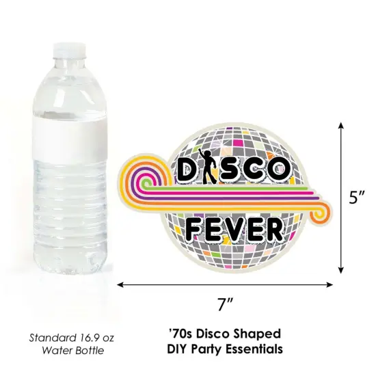 Big Dot of Happiness 70's Disco - Disco Ball Decorations DIY 1970's Disco Fever Party Essentials - Set of 20 {6}