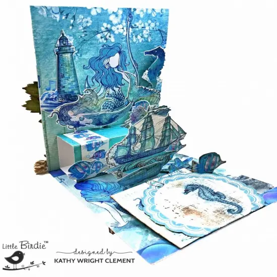 Little Birdie Cardstock Pack 6"X6" 24/Pkg-Songs of the Sea {4}