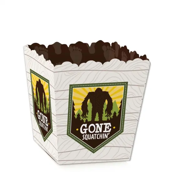 Big Dot of Happiness Sasquatch Crossing - Party Mini Favor Boxes - Bigfoot Party or Birthday Party Treat Candy Boxes - Set of 12 {1}