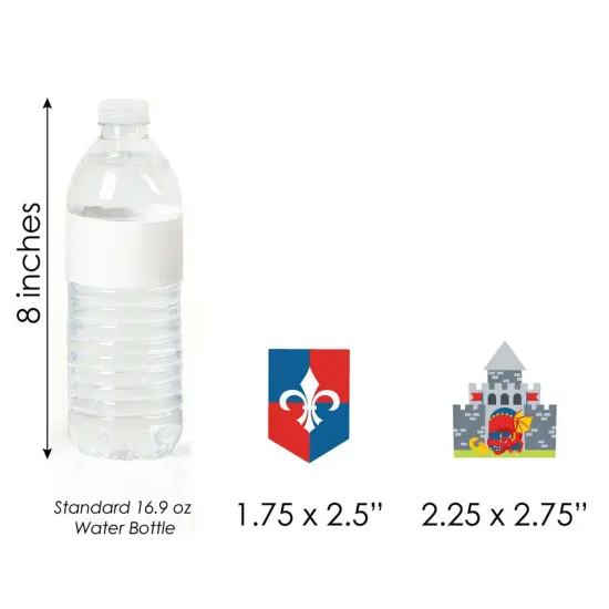 Big Dot of Happiness Calling All Knights and Dragons - DIY Shaped Medieval Party or Birthday Party Cut-Outs - 24 Count {6}