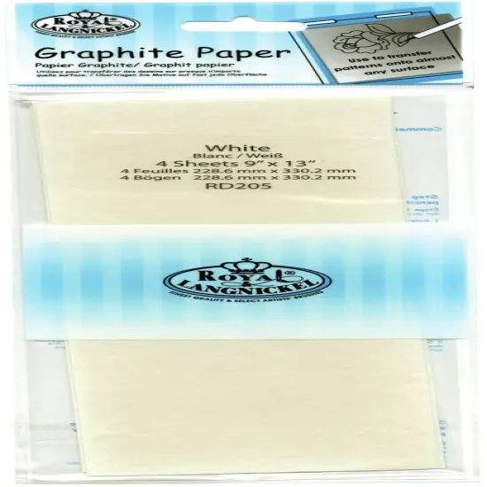 Royal & Langnickel(R) White Transfer Paper-9"X13" 4/Pkg {1}