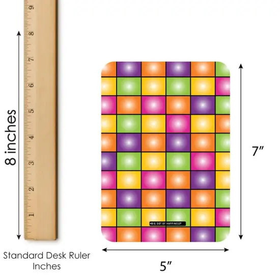 Big Dot of Happiness 70's Disco - Bar Bingo Cards and Markers - 1970s Disco Fever Party Bingo Game - Set of 18 {6}