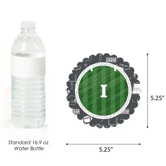 Big Dot of Happiness End Zone - Football 1st Birthday Highchair Decor - I Am One - First Birthday High Chair Banner {3}