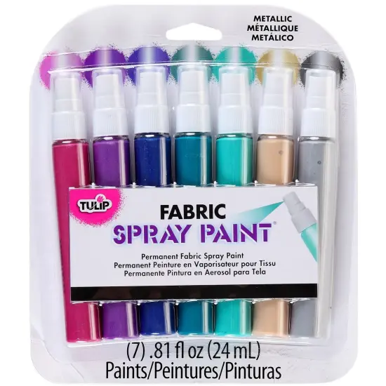 Tulip Fabric Spray Paint Mini Pack .81oz 7/Pkg {2}