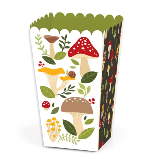 Big Dot of Happiness Wild Mushrooms - Red Toadstool Party Favor Popcorn Treat Boxes - Set of 12 {1}