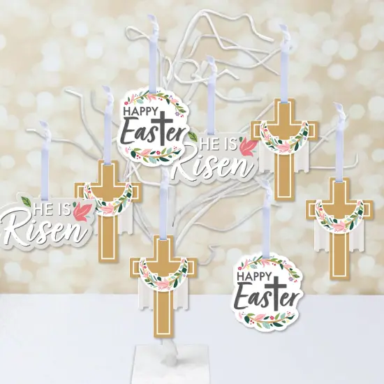 Big Dot of Happiness Religious Easter - Christian Holiday Decorations - Tree Ornaments - Set of 12 {3}