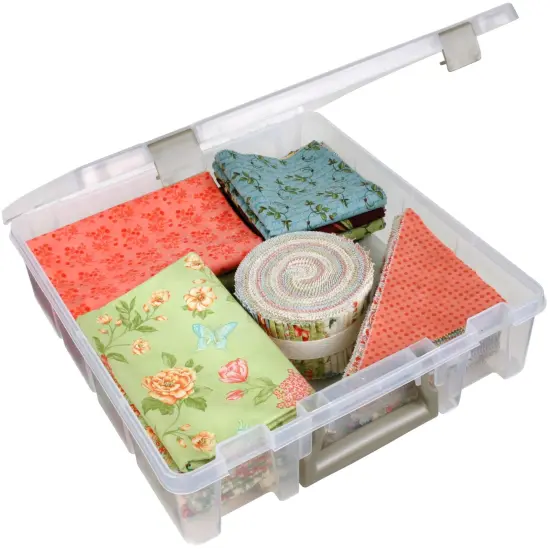 ArtBin Super Satchel Single Compartment-15.25"X14"X3.5" Translucent {4}