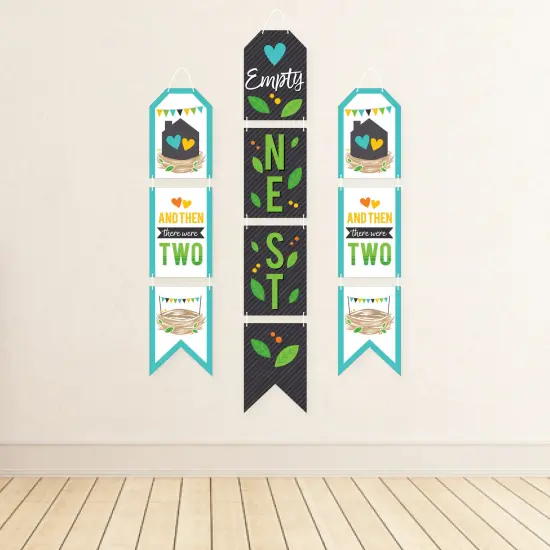 Big Dot of Happiness Empty Nesters - Hanging Vertical Paper Door Banners - Empty Nest Party Wall Decoration Kit - Indoor Door Decor {4}