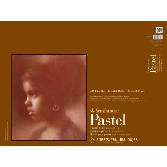 Strathmore Assorted Color Pastel Paper Pad 18"X24"-24 Sheets {1}