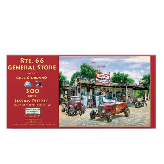 Sunsout Rte. 66 General Store 300 pc Jigsaw Puzzle 37179 {4}
