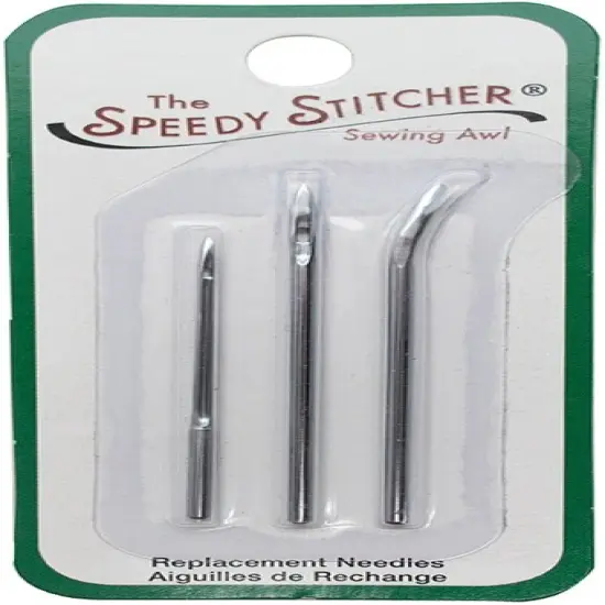 Speedy Stitcher(R) Replacement Needles 3/Pkg-Stainless Steel {1}
