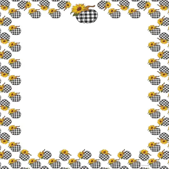 Great Papers! Sunny Plaid Pumpkin Letterhead, for Invitations, Announcements and Personal Messages, Printer Friendly 8.5" x 11", 50 Pack (2023033) {1}