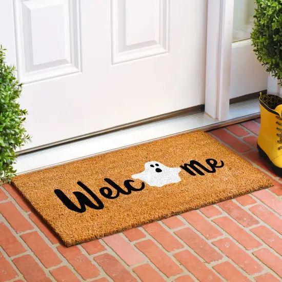 Welcome Ghost Doormat {6}