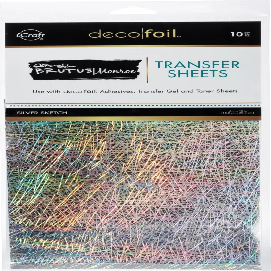 Brutus Monroe Deco Foil Transfer Sheets 6"X12" 10/Pkg {1}