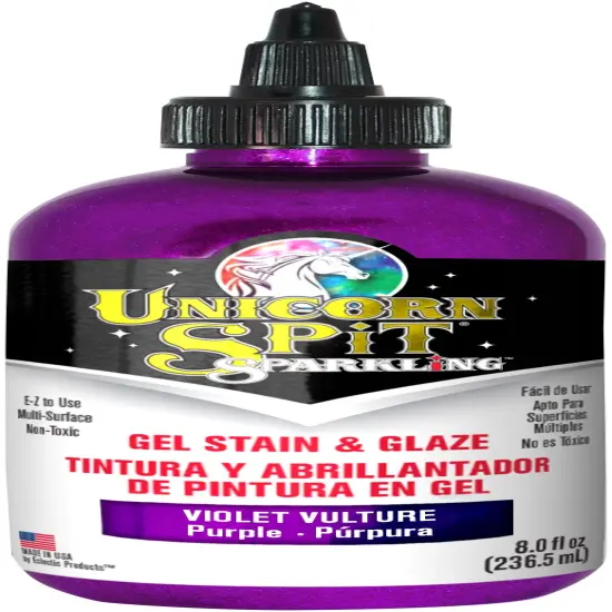 Unicorn Spit Sparkling Wood Stain & Glaze 8oz {2}