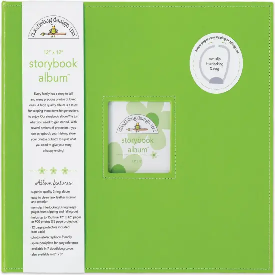 Doodlebug Storybook D-Ring Album 12"X12" {2}