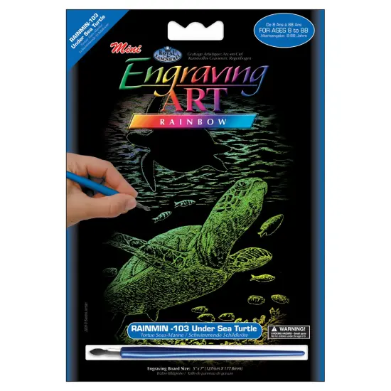 Royal & Langnickel(R) Rainbow Foil Engraving Art Kit 5"X7" {1}