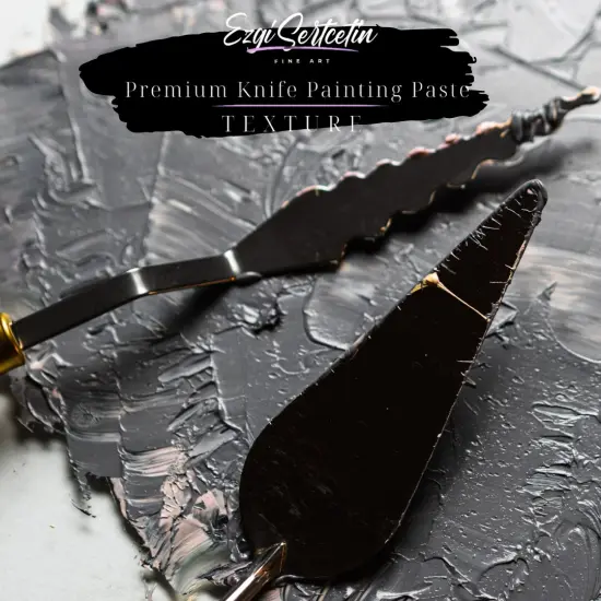 Premium Palette Knife Painting Paste|Modeling Paste|Texture Paste|Authentic Bright Colors|Ready to Use|Easy to Apply| 6oz by Volume|Ezgi Sertcetin Parmigiano {4}