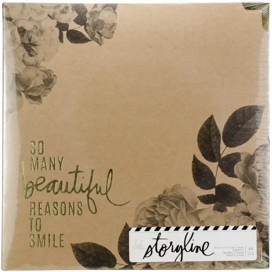 Heidi Swapp Storyline2 D-Ring Album 8.5"X11"-Floral {1}