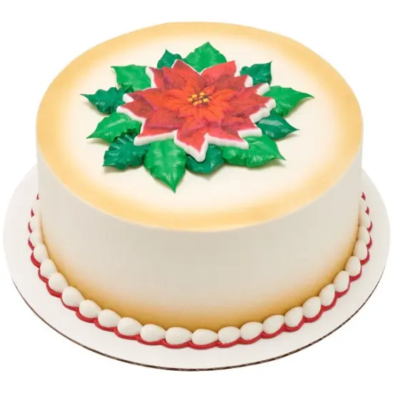 Large Poinsettia Dec-Ons&reg; Decorations 3ct {2}