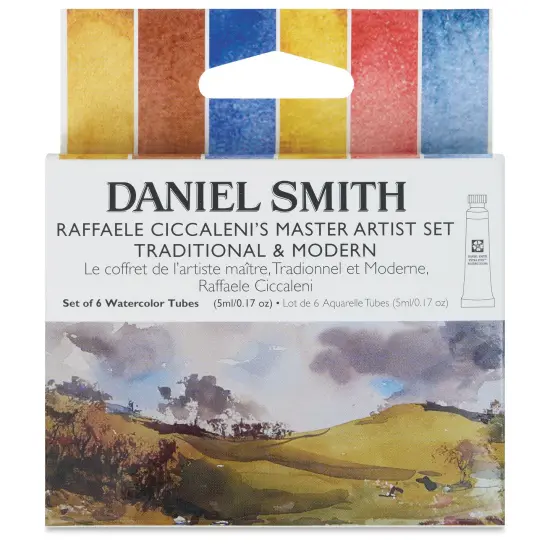 Daniel Smith Extra Fine Watercolor - Set of 6, Raffaele Ciccaleni's Master Artist Set I Traditional and Modern, 5 ml Tubes {1}