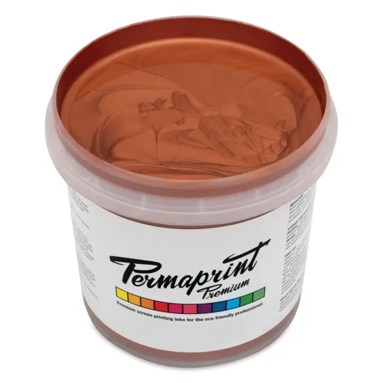 Permaprint Premium Screen Ink - Pearl Copper, 1 L {1}