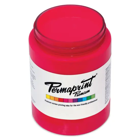 Permaprint Premium Screen Ink - Glow Pink, 300 ml {1}