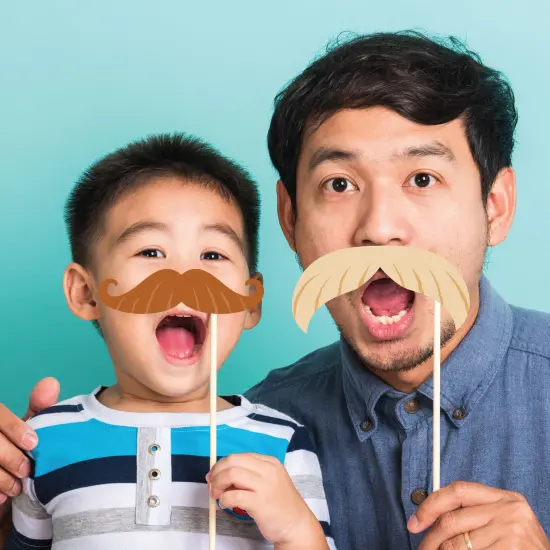 Big Dot of Happiness My First Rodeo - Little Cowboy 1st Birthday Party Photo Booth Props Kit - 20 Count {4}