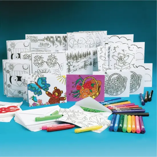 Send a Note Greeting Cards Craft Kit (Pack of 30) {3}