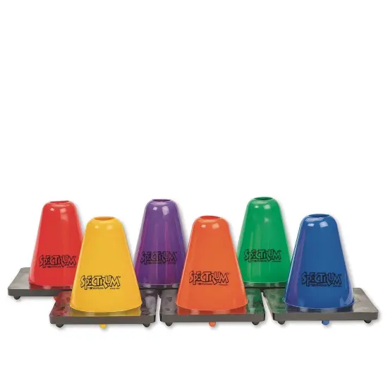 Spectrum&trade; Heavy Duty Poly Cones, 6"H (Set of 6) {1}