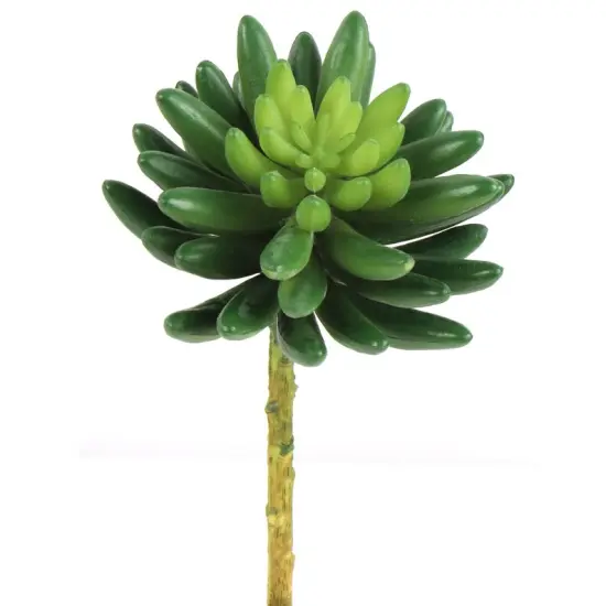 Charming Low-Maintenance 6.5" Artificial Succulent Sedum Plant - Stylish Decor {1}