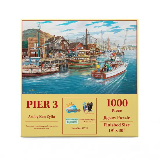 Sunsout Pier 3 1000 pc Jigsaw Puzzle 37712 {4}