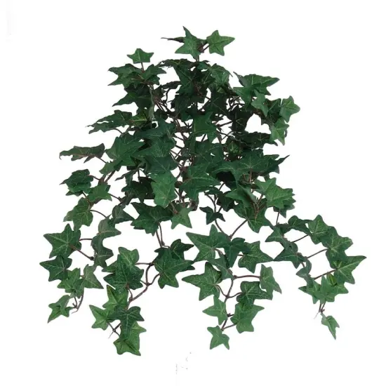13" Mini Green English Ivy Bush - 176 Lifelike Silk Leaves, Perfect for Home, Office & Garden Décor - Year-Round Accent, Floral Home by Artificial Flowers {1}