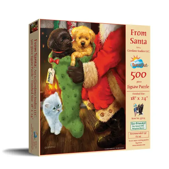 Sunsout From Santa 500 pc Christmas Jigsaw Puzzle 37114 {3}