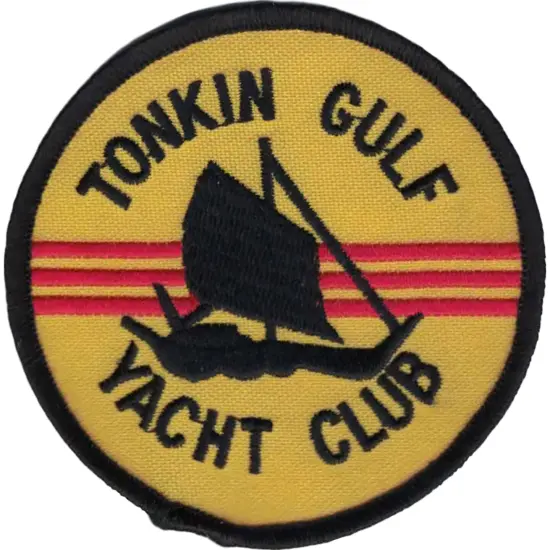 Vietnam Tonkin Gulf Yacht Club Black & Yellow 3" Patch {1}