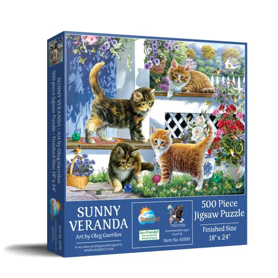 Sunsout Sunny Veranda 500 pc Jigsaw Puzzle 61930 {3}
