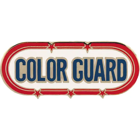Color Guard Pin Green 1" {1}