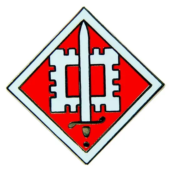 EagleEmblems P14668 PIN-Army,018TH ENG.BRG. (1'') {1}