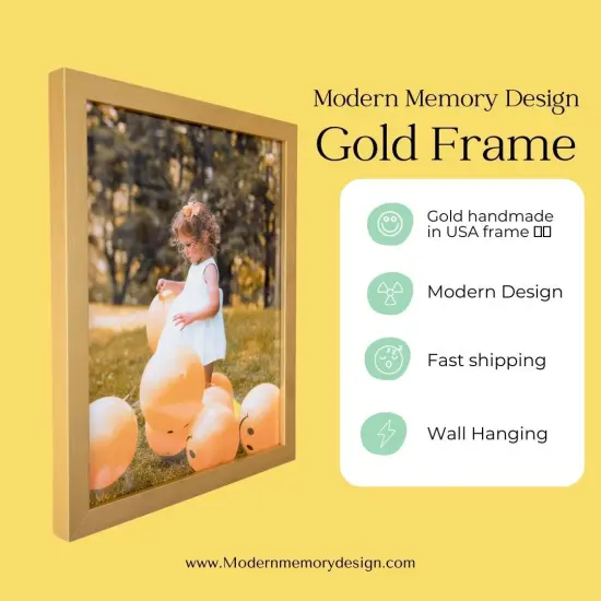 Modern Gold 9x7 Picture Frame9x7 Frame 9 x 7 Poster Frames 9 x 7 {6}